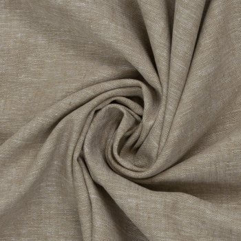 Leinen- Baumwoll Mischgewebe "Paul" schlamm meliert